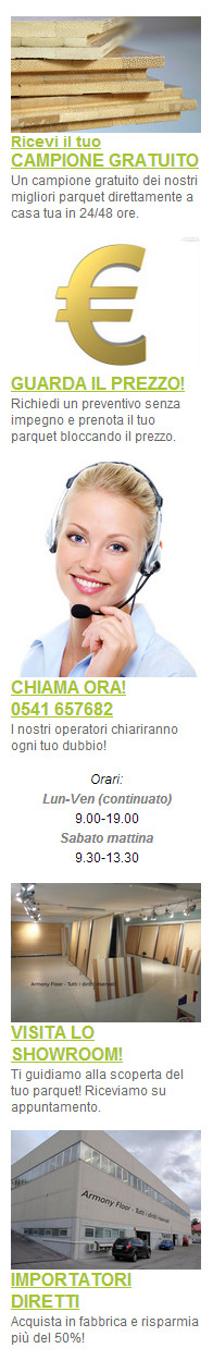 SCOPRI TUTTI I PARQUET IN OFFERTA LIMITATA!